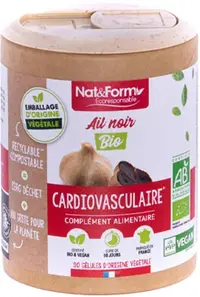 Usturoi negru bio, 90 capsule, Nat&Form