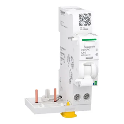 Acti9 Active Vigi ARC, Bloc auxiliar detectie arc electric si protectie diferentiala, cu Powertag, 40A, 30mA tip A-SI, pentru iC60 2P