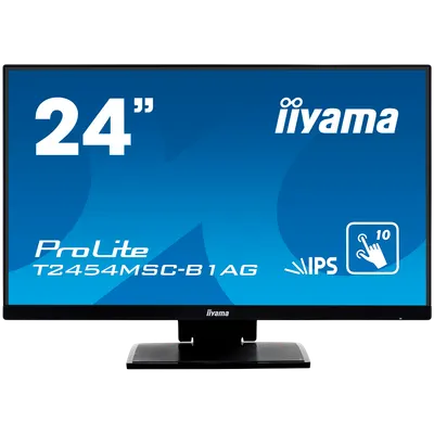 Iiyama PROLITE T2454MSC-B2AG monitor 23,8 TOUCH SCREEN FHD 75 Hz IPS 300 cd 4 ms HDMI DP SPEAKERS Black