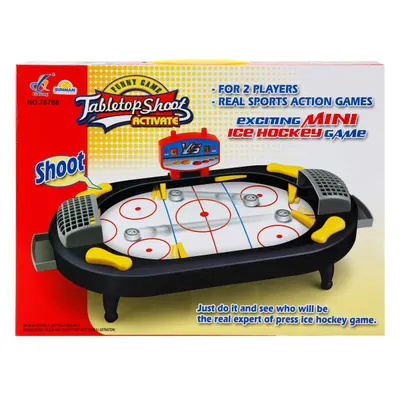 Set mini joc de masa, Tabletop Shoot, Ice Hockey, 42 x 21 x 13 cm
