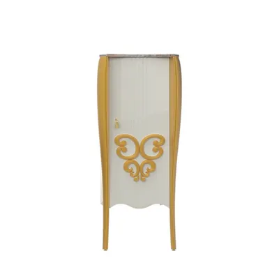 Dulap soldat baie Pierre Cardin Hermitage alb 70x162 cm
