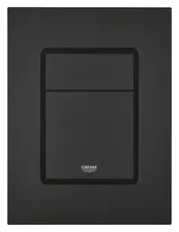 Placa de actionare Grohe, Skate Cosmopolitan wall plate S, marimea S, dubla actionare, 130 x 172 mm, verticala, negru