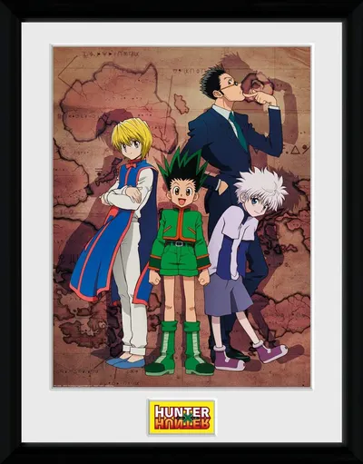 Afiș înrămat GB eye Animation: Hunter X Hunter - Map