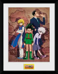 Afiș înrămat GB eye Animation: Hunter X Hunter - Map
