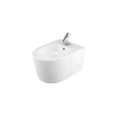 Vas bideu montaj suspendat Celesta Vista 50 x 35 cm ceramica alb lucios