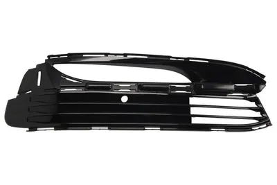 Grila bara fata dreapta potrivit BMW Seria 7 G11, G12 2015-2019 - partial inchisa, PURE EXCELLENCE, cu locas proiectoare ceata, plastic, negru lucios