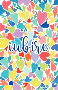 Felicitare inimi colorate: Iubire