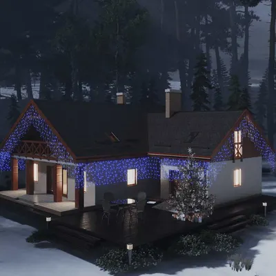 vidaXL Lumini de perdea tip gheață 400 LED-uri albastru 8 funcții 10 m