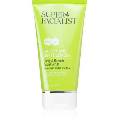 Super Facialist Salicylic Acid Anti Blemish curatare usoara dupa exfoliere pentru ten gras si problematic 150 ml
