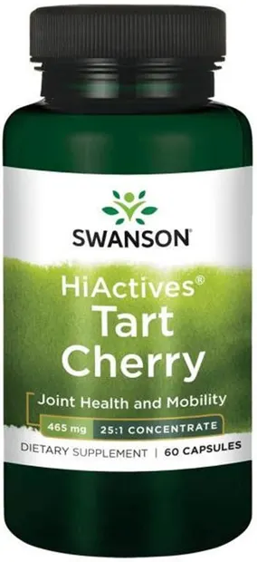 HiActives Tart Cherry, 465 mg, 60 capsule, Swanson