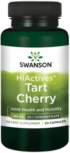 HiActives Tart Cherry, 465 mg, 60 capsule, Swanson