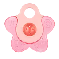 Jucarie de dentitie roz cu apa Star, 1 bucata, Canpol babies