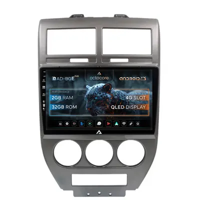 Navigatie Jeep Compass Patriot (2006-2010), Android, E-Octacore 2GB RAM + 32GB ROM, 10.1 Inch - AD-BGE10002+AD-BGRKIT295