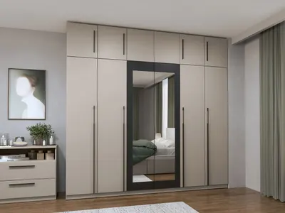 Dulap Dormitor Sand 6U - 246x48x240