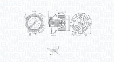 Ventilator habitaclu potrivit CITROEN JUMPER II; FIAT DUCATO; PEUGEOT BOXER 2.0D-3.0D 04.06