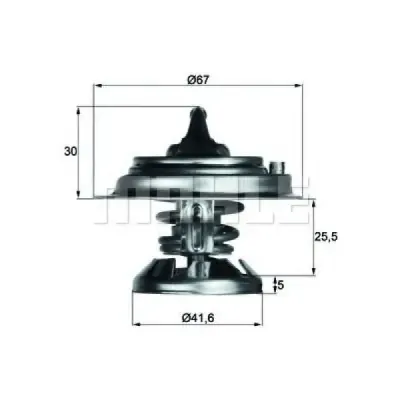 Termostat, lichid racire MAHLE ORIGINAL TX 29 80D