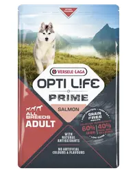 VERSELE-LAGA Opti Life Prime Adult Salmon Hrana uscata pentru caini adulti, cu somon 2,5kg