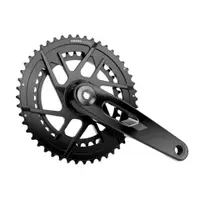 Crankset 1895 aluminiu dublu 48/35t negru