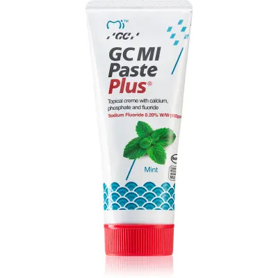 GC MI Paste Plus Crema protectoare de remineralizare pentru dinți sensibili cu flor aroma Mint 35 ml