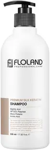 Floland Premium Silk Keratin Șampon cu cheratină de mătase, 530 ml