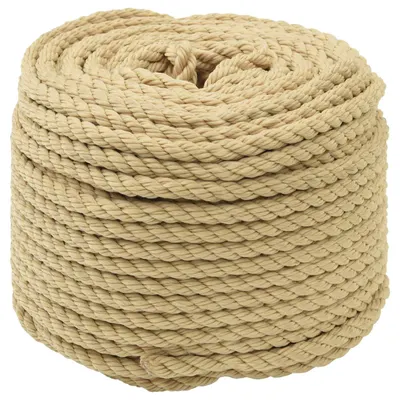 vidaXL Sfoară de Barcă 0.8 mm 50 m natural