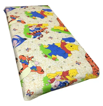 Cearsaf cu elastic pe colt 140x70 cm Distractie cu Aiurila crem