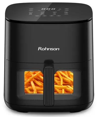 Friteuză cu aer cald Rohnson - R-2856, 1800W, 7 l, negru