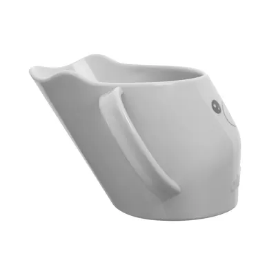 Cana antrenament cu manere pentru copii Akuku BabyMug Grey Bear,capacitate 150ml,materiale sigure fara BPA,margine tesita ce permite bautul fara a inclina capul pe spate,comptibil masina de vase