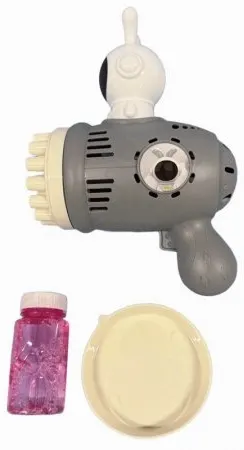 Jucărie pentru bule de săpun Raya Toys - Iepure spațial, gri