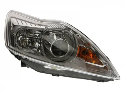 Far dreapta (D1S H1, reglaj electric, cu motoras, fundal cromat) FORD FOCUS II