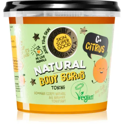 Organic Shop Skin Super Good C+ Citrus peeling pentru corp cu efect revigorant cu vitamina C 360 ml