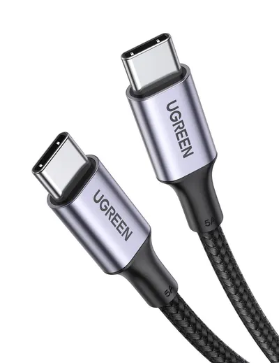 Cablu Ugreen USB Tip C - USB Tip C, 100W Quick Charge 5A 3m gri 90120