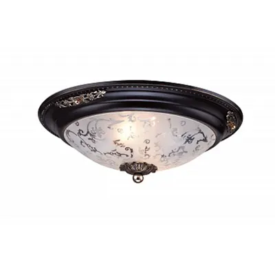 Corp de iluminat pentru tavan Diametrik - H(min) 110mm, H(max) 110mm, ⌀ 330mm , White, 2 X E14 (40W), Metal, Glass and Metal, IP20, 1.6kg