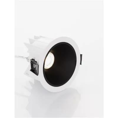 Spot BRADY Alb Aluminiu & Negru Reflector 10W 220-240V 250mA 923.53Lm Cree 3000K CRI>80 UGR<19 Beam Angle 45° IP67 Driver Osram Included