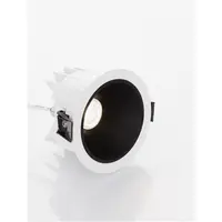 Spot BRADY Alb Aluminiu & Negru Reflector 10W 220-240V 250mA 923.53Lm Cree 3000K CRI>80 UGR<19 Beam Angle 45° IP67 Driver Osram Included