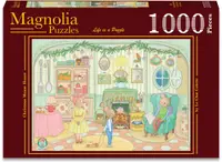 Puzzle Magnolia din 1000 piese - Casa Șoarecilor de Crăciun