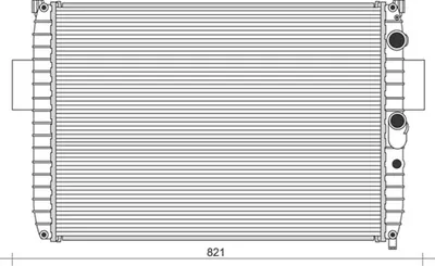 Radiator motor potrivit IVECO DAILY II 2.5D 2.8D