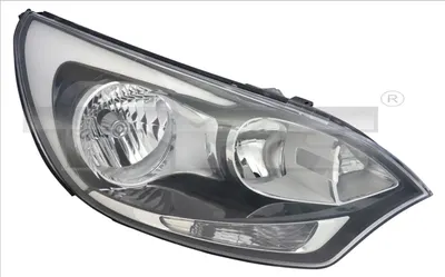 Far dreapta (H1 H7, reglaj electric, fundal argintiu, Semnalizator argintiu) KIA RIO III dupa 2011