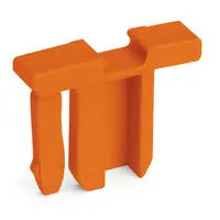 Pin cover; with marker slot for miniature WSB; orange