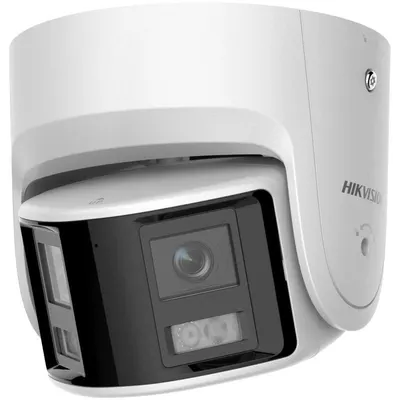 Camera IP Panoramic AcuSense Hikvision DS-2CD2366G2P-ISU/SL, 6 MP, 2.8 mm, IR 30 m, microfon/difuzor, slot card, stroboscop, PoE