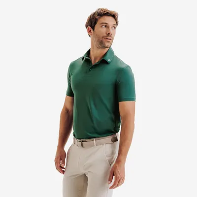 Tricou Polo golf material sintetic respirant WW900 Verde larice Bărbați