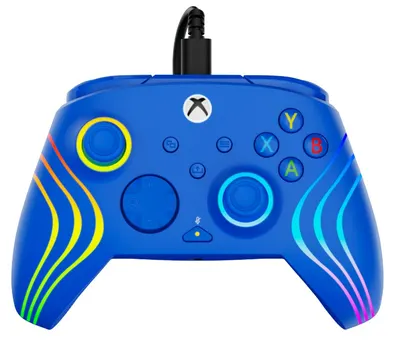 Controler Turtle Beach - Afterglow Wave, XBOX/PC, RGB, albastru