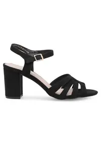 Sandale dama - 73319 - Textil - Negru