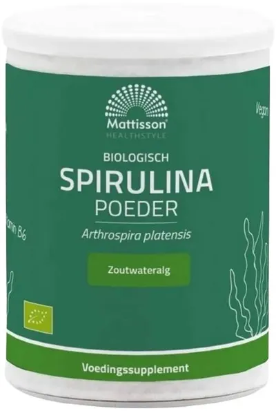 Mattisson Healthstyle Pudră Organică de Spirulină, 125 g