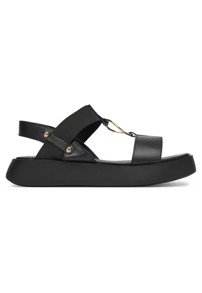 Sandale dama - WI23-KEANY-02 - piele naturala - negru
