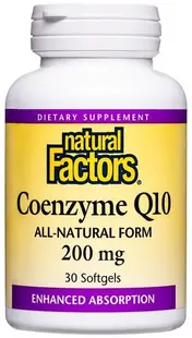 Coenzyme Q10, 200 mg, 30 capsule, Natural Factors