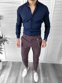 Tinuta barbati smart casual Pantaloni + Camasa 10068