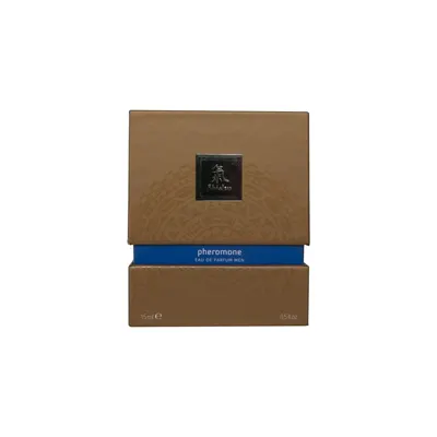 Parfum cu feromoni, Shiatsu, Pheromon Fragrance bărbați, albastru închis, 15 ml