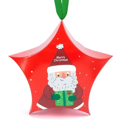 Ornament de brad din carton CRĂCIUN 5 (set 10 buc) - Default Title