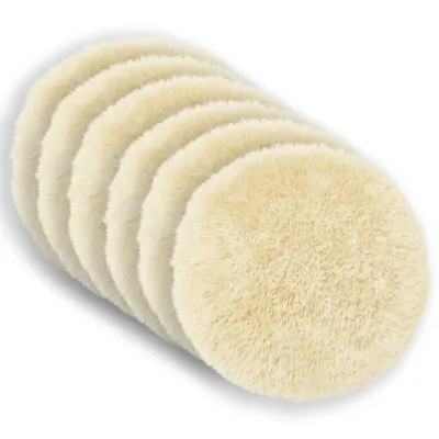 vidaXL Husă pentru pernă 6 pcs HEERLEN Crem Ø 60 cm Fleece PV